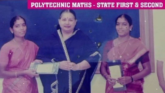 TRB Polytechnic Mathematics topper from Sri Sai Coaching Centre